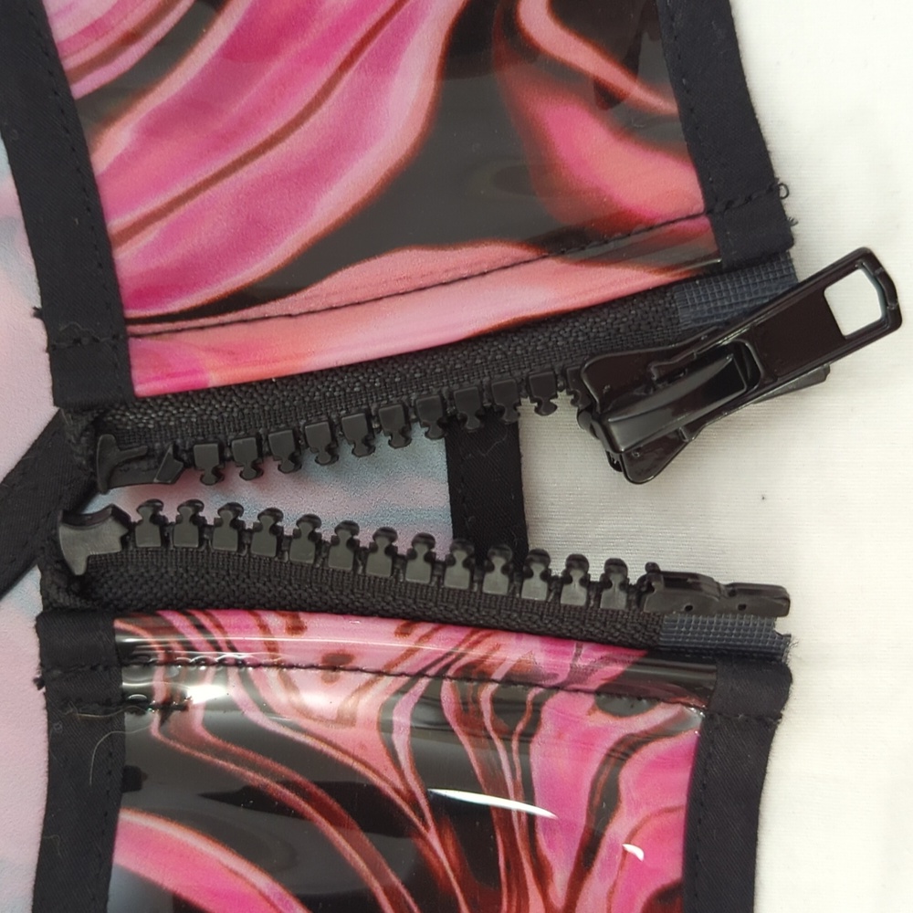 NWOT Dolls Kill Lady Acid Dimension Hologram Bra Top Club Exx Sz S - Picture 7 of 10